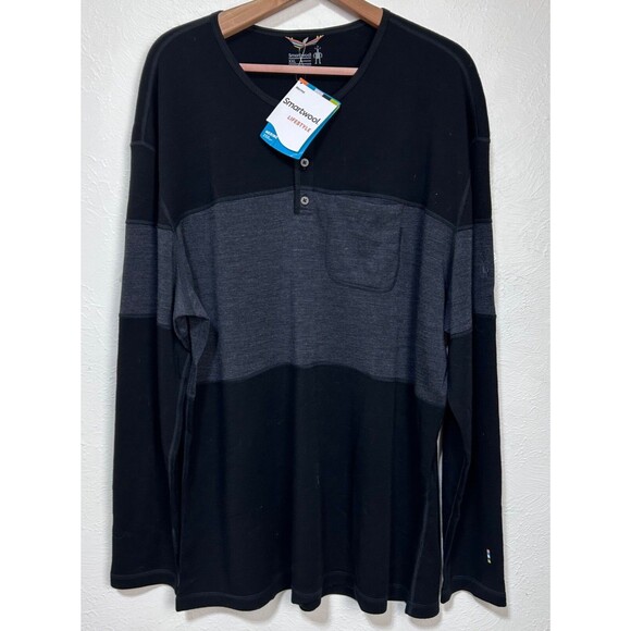 NWT Smartwool Men's size XXL 2XL Merino 250 Henley Shirt Sweater Long Sleeve g - Picture 1 of 10